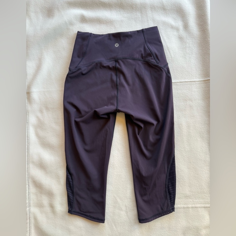 lululemon athletica Dark Purple  High-Rise Crop Leggings